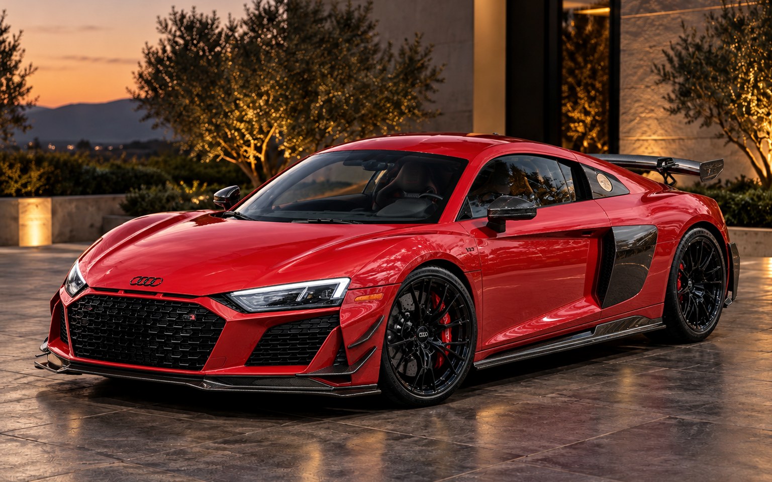 2023 Audi R8 GT in Tango Red Metallic