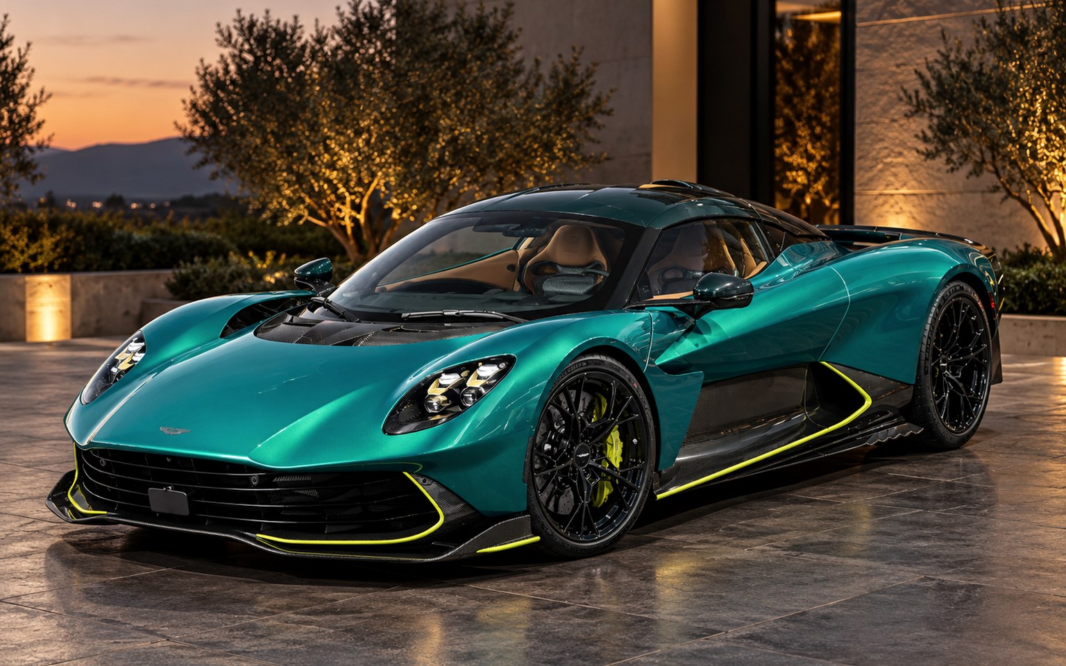 2026 Aston Martin Valhalla in Podium Green